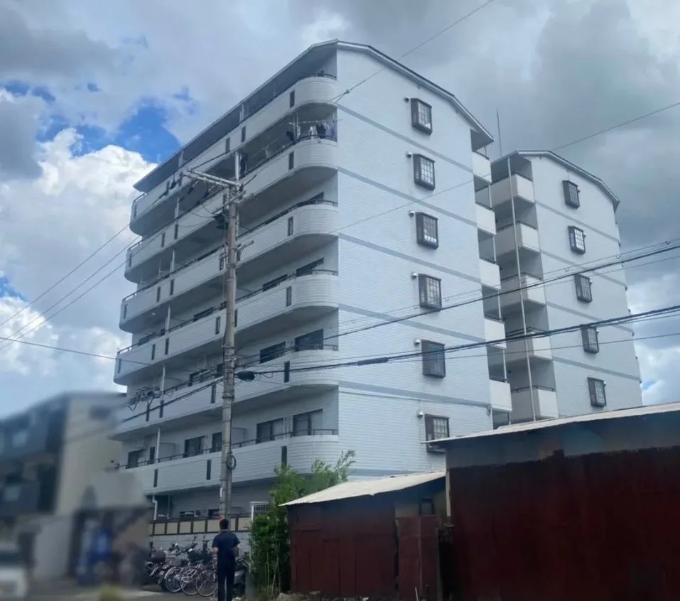 マンションの外壁塗装工事（東京都中央区）