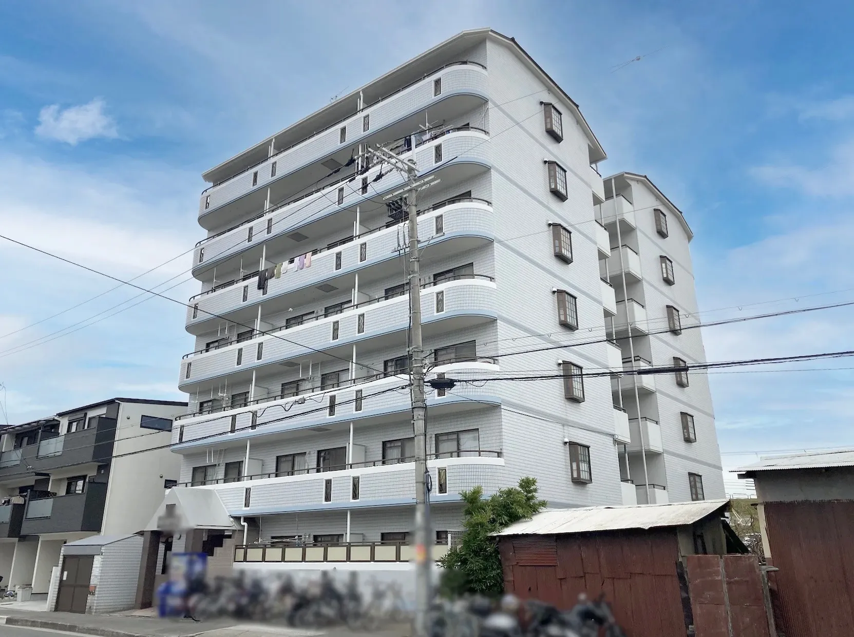 マンションの外壁塗装工事（東京都中央区）