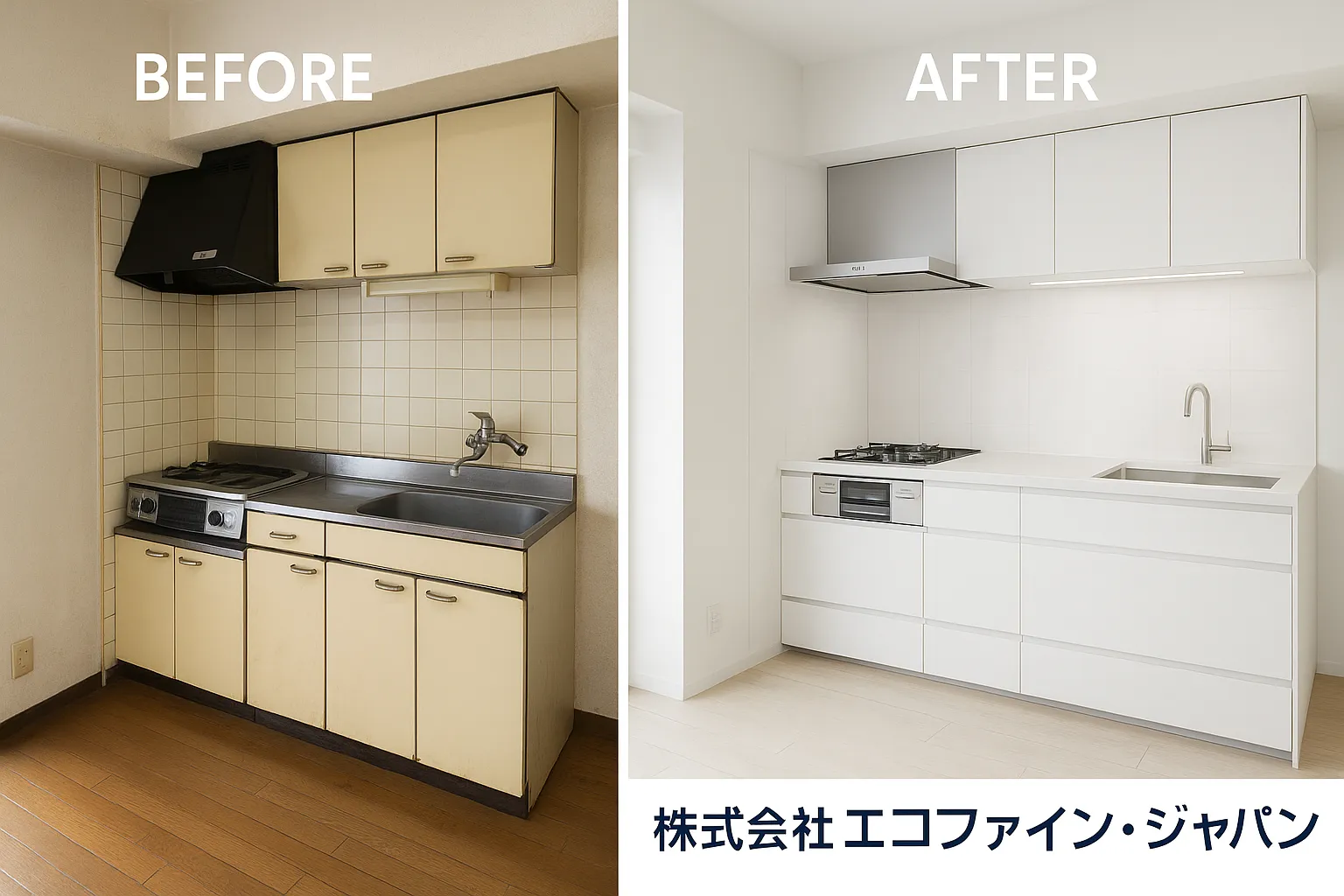 【施工事例】キッチン入れ替えリフォーム工事（LIXIL製）