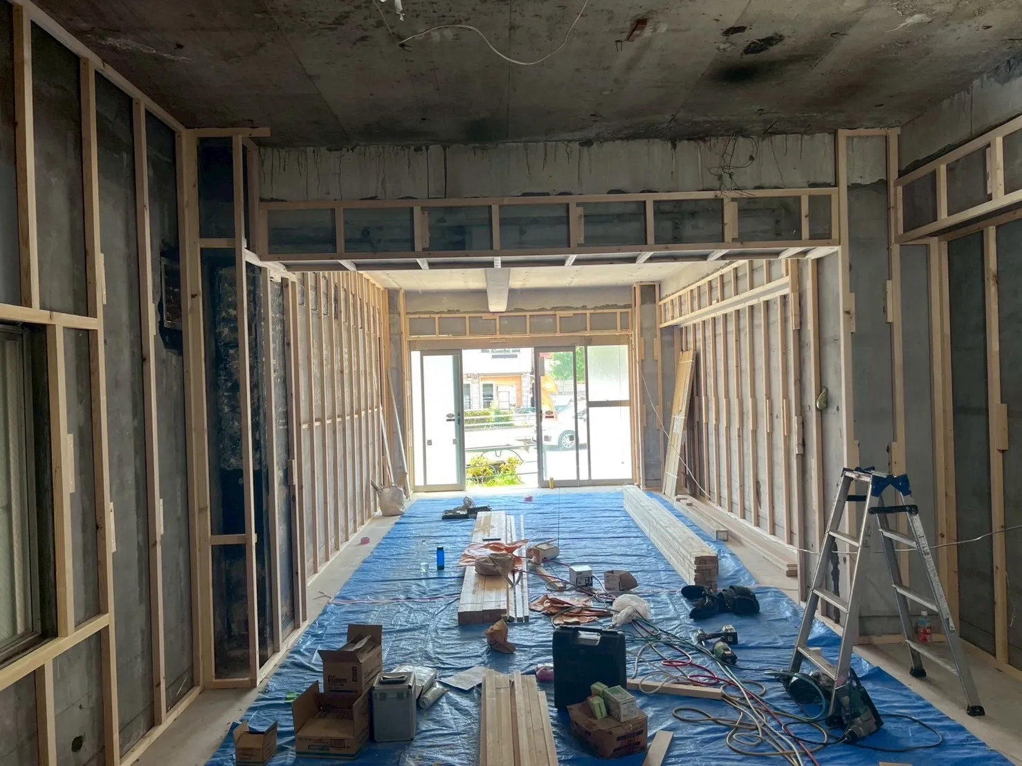 【施工事例】東京都墨田区押上　テナントスケルトン改修工事