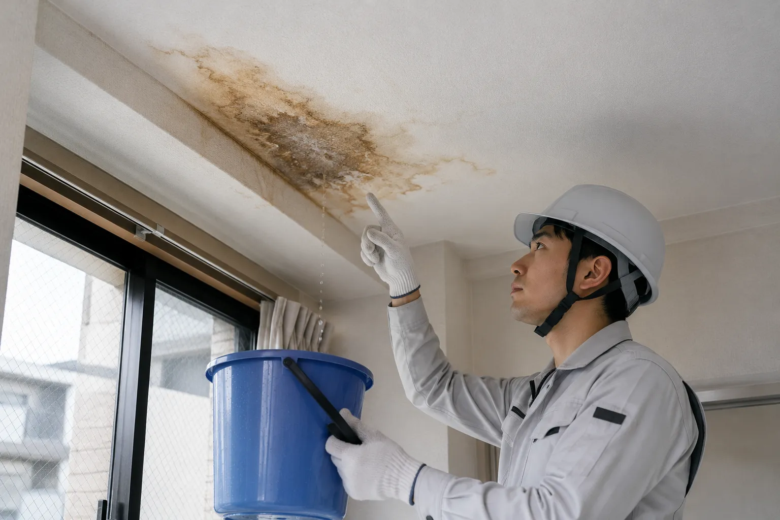 施工前の徹底した下地処理などを実施