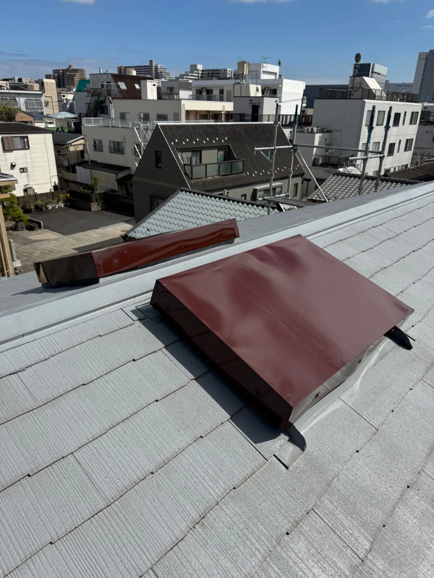 江東区南砂の雨漏り修理｜トップライトをカバー工法で改修